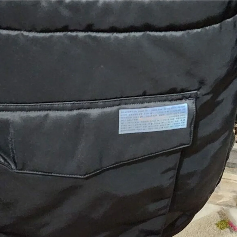 Nike Sportswear Tech Fleece Parka Hooded Full Zip Puffer Coat Jacket Black XXL‎